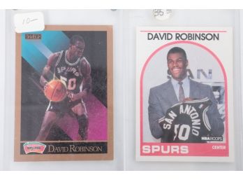 Lot Of 2 David Robinson Basketball Cards Rookie Card RC