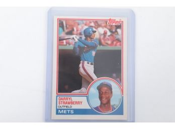 1983 Topps Traded #108T Darryl Strawberry RC Rookie Baseball Card New York Mets Nice