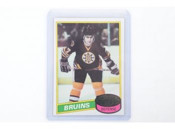 1980-81 Topps Hockey Card Ray Bourque Rookie RC #140 Boston Bruins Unscratched
