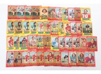 Wonder Bread All Star Series Football Card Lot Of 46 Cards 1974