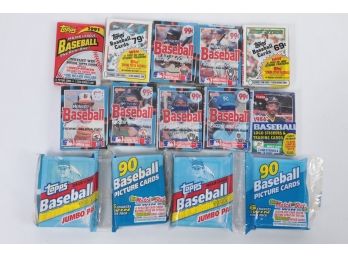 Lot Of Factory Sealed Packs 1986 1988 1989 1990 1991