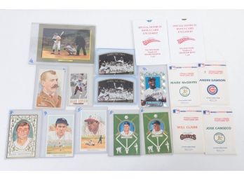 Lot Of Baseball Postcards And Other Memorabilia With Stars