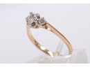 14k Gold Diamond Ladies Ring