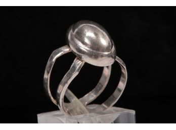 Sterling Silver Modern Design Ladies Ring