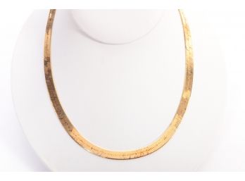 Mens Sterling Silver With Gold Finish Neckless