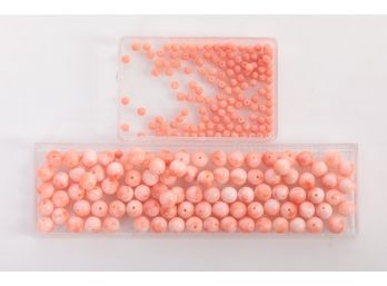 Lot Of Real Coral  Beads For Jewelry Making