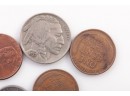 Lot Of Machined Out Trick Coins