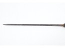 Late 1800 Early 1900 Walking Stick Sword Top