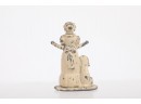 1930's Tommy Toy White Metal 'Old Mother Hubbard' Figure