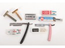 Grouping Of Razors And Blades Various Age