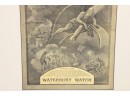 Early 1900 Waterbury Watch Company Print 'A Dream Of Time'