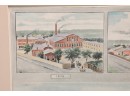 Architectural Print Randolph & Clowes Waterbury CT Circa 1893