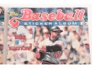 2pc Vintage Topps 1983 Baseball Sticker Books 1 Complete