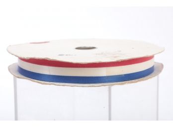Vintage Roll Red White And Blue Ribbon