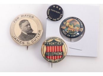 4pc Misc. Vintage Pin Lot