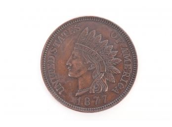 Indian Head 1877 Penny Paperweight