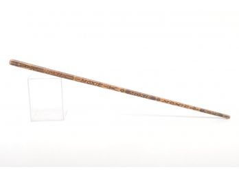 Early  1900's MOXIE Advertising Yard Long Measuring Walking Stick