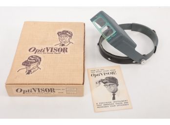 Vintage Opti Magnifyer Visor