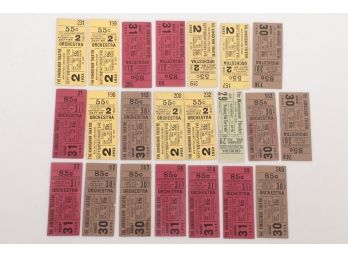 Vintage Kimogenor Theatre 1933-1935 Tickets Lot