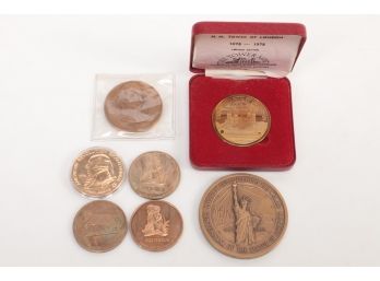 Assorted 7pc Lot Commemorative Coins