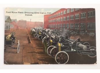 1915 Ford Motor Plant Post Card
