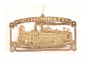 Vintage Cincinnati Paddlewheel Pin