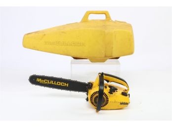 McCulloch 14' Chain Saw With Case