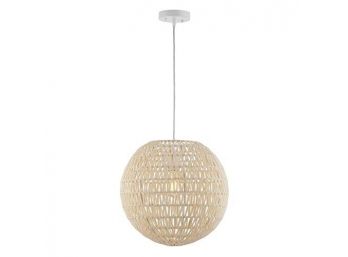 JONATHAN Y  Luna Farmhouse Transitional Cream Bohemian/Global Bowl LED Pendant Light