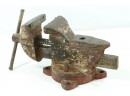 Vintage Parker No. 63 1/2 Swivel Bench Vise W/ 3-12' Jaws - Made In U.S.A