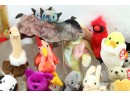 Large Group Of 50 Un-Searched Beanie Babies Rare?