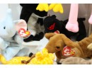 Large Group Of 45 Un-Searched Beanie Babies Rare?