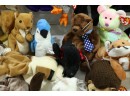 Large Group Of 48 Un-Searched Beanie Babies Rare?