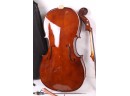 Cecilio 4/4CCO-100 Varnish Finish Cello Kit With Hard Case, Full-size - Natural For Parts/Repair