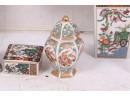 Group Of Vintage Hand Painted Japanese Imari Porcelain Items