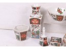 Group Of Vintage Hand Painted Japanese Imari Porcelain Items