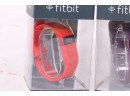 Pair Of Fitbit Charge HR Heart Rate Fitness Activity Sleep Tracker Wristband Red & Purple New