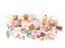 Large Of Of Misc. Collectible/Antique Junk Drawer Items Knick Knacks