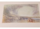 Group Of 3 Lithographs By Artists Constible-Brighton Beach, Turner-Landscape & Homer-Wreck Of The Iron Cross