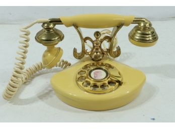 Vintage 1979 Onyx Telecommunication 'Cutie' Rotary Dial Phone Made In Korea