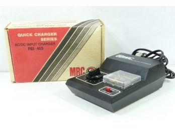 MRC RB 465 AC/DC 120VAC QUICK CHARGER FOR MODEL CARS PLANES TRAINS