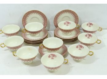 Large Group Of Theodore Haviland New York - Cambridge Teacups And Saucers