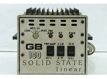 Vintage Gb 100 Solid State Linear Amplifier