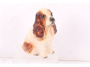 Vintage Chalkware Dog Figurine