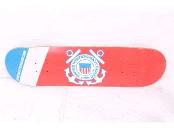 Vintage United States Coast Guard Skateboard Deck