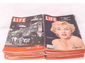 Large Group Of 1930s & 40s Life Magazines *All Covers Pictured*