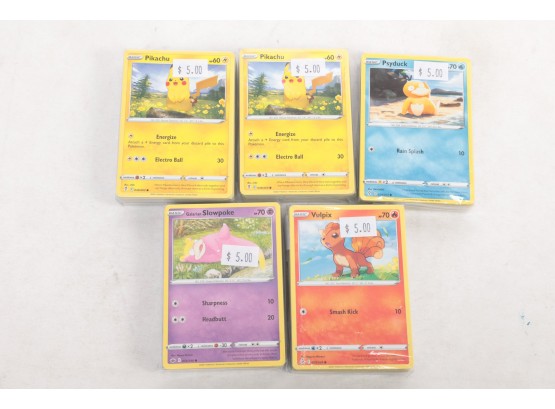 Lot Of 5 Pokemon Hand Made Packs