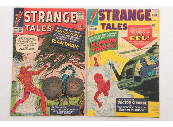 Strange Tales 113 And 117 Lot Of 2 Comic Books