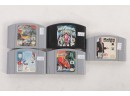 Lot Of 5 Nintendo 64 N64 Games XG2 Power Rangers Chopper Attack Olympics Madden 64
