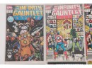 Lot Of Infinity Gauntlet Comic Books Including Number 1