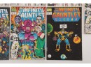 Lot Of Infinity Gauntlet Comic Books Including Number 1
